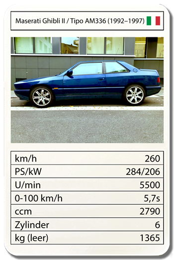 Maserati Ghibli II / Tipo AM336 (1992–1997)
