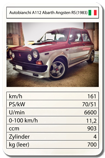 Autobianchi A112 Abarth Angsten RS (1983)