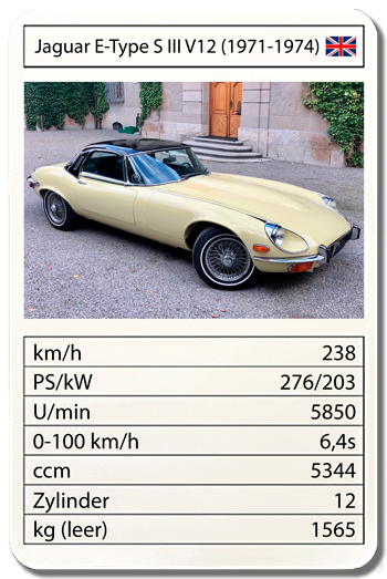 Jaguar E-Type S III V12 (1971-1974)
